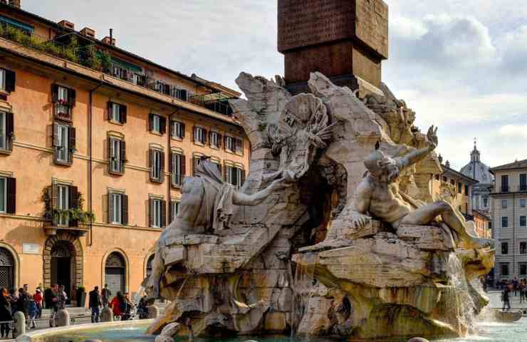 fontana dei quattro fiumi