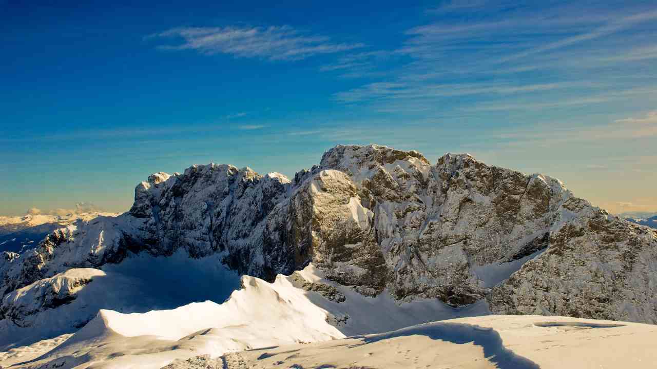 Presolana morto alpinista parete nord