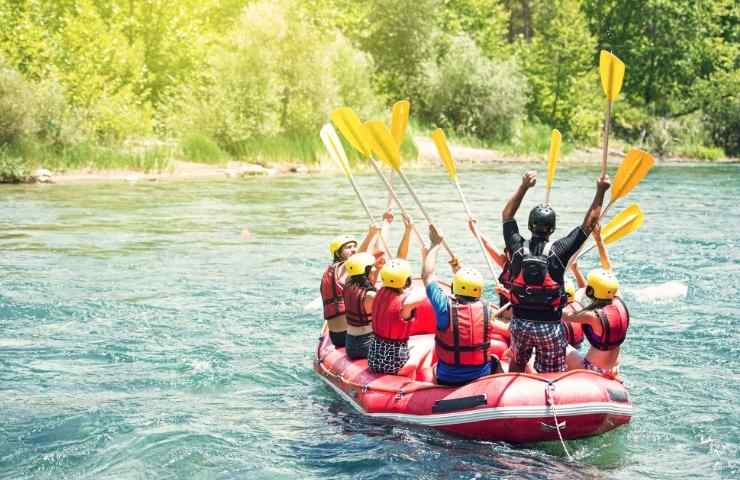 rafting lazio dove